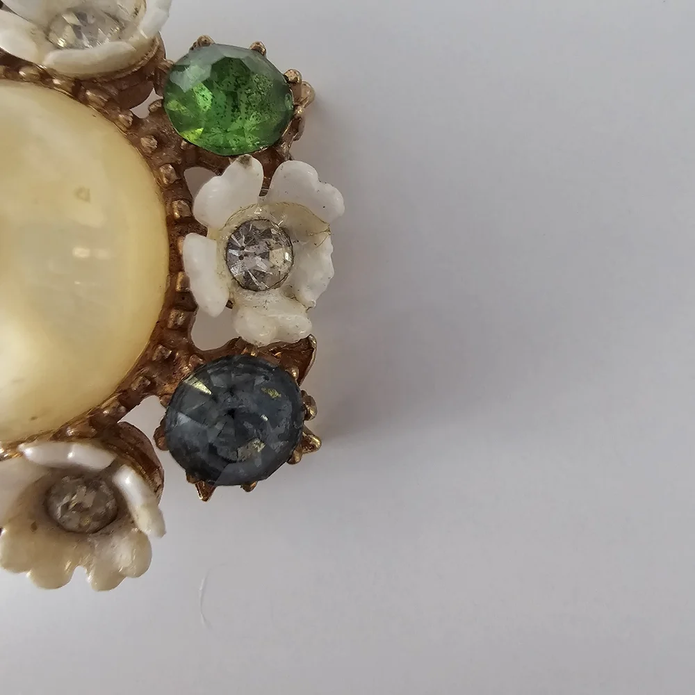 Vintage 1950s Pastel Floral Cluster 